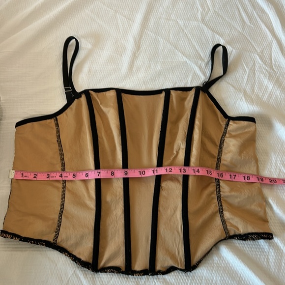 Orange kiss Elegant Black Lace stretchy corset with boning Women’s Size 1X - Picture 15 of 16